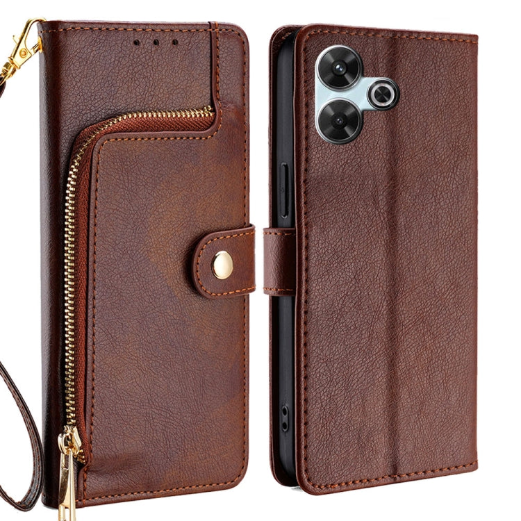 Zipper Bag Leather Phone Case, For Redmi A7 Pro 171mm / Poco C85x 5G, For Redmi Turbo 5 Max 5G / Poco X8 Pro Max 5G, For Redmi Turbo 5 5G / Poco X8 Pro 5G, For Redmi K90 Pro Max 5G / Poco F8 Ultra, For Redmi Note 15 Pro 4G Global 163.2mm               ...