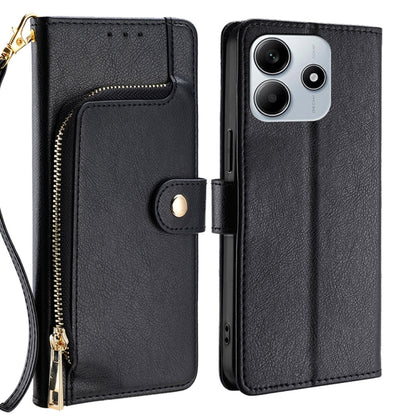 Zipper Bag Leather Phone Case, For Redmi A7 Pro 171mm / Poco C85x 5G, For Redmi Turbo 5 Max 5G / Poco X8 Pro Max 5G, For Redmi Turbo 5 5G / Poco X8 Pro 5G, For Redmi K90 Pro Max 5G / Poco F8 Ultra, For Redmi Note 15 Pro 4G Global 163.2mm               ...