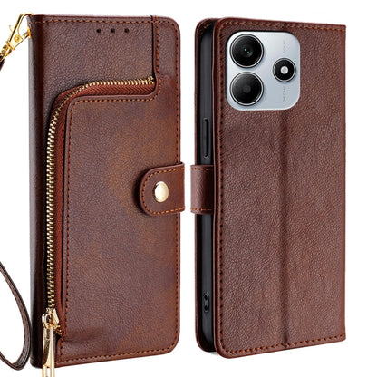 Zipper Bag Leather Phone Case, For Redmi A7 Pro 171mm / Poco C85x 5G, For Redmi Turbo 5 Max 5G / Poco X8 Pro Max 5G, For Redmi Turbo 5 5G / Poco X8 Pro 5G, For Redmi K90 Pro Max 5G / Poco F8 Ultra, For Redmi Note 15 Pro 4G Global 163.2mm               ...