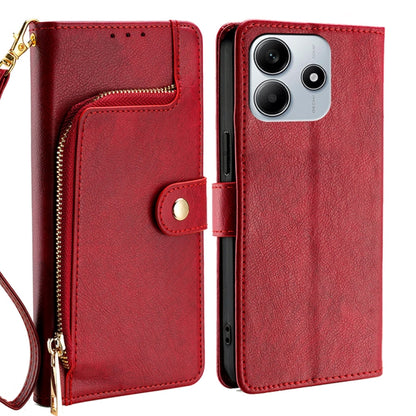 Zipper Bag Leather Phone Case, For Redmi A7 Pro 171mm / Poco C85x 5G, For Redmi Turbo 5 Max 5G / Poco X8 Pro Max 5G, For Redmi Turbo 5 5G / Poco X8 Pro 5G, For Redmi K90 Pro Max 5G / Poco F8 Ultra, For Redmi Note 15 Pro 4G Global 163.2mm               ...
