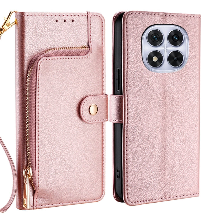 Zipper Bag Leather Phone Case, For Redmi A7 Pro 171mm / Poco C85x 5G, For Redmi Turbo 5 Max 5G / Poco X8 Pro Max 5G, For Redmi Turbo 5 5G / Poco X8 Pro 5G, For Redmi K90 Pro Max 5G / Poco F8 Ultra, For Redmi Note 15 Pro 4G Global 163.2mm               ...