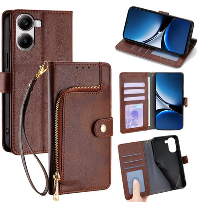 Zipper Bag Leather Phone Case, For Redmi A7 Pro 171mm / Poco C85x 5G, For Redmi Turbo 5 Max 5G / Poco X8 Pro Max 5G, For Redmi Turbo 5 5G / Poco X8 Pro 5G, For Redmi K90 Pro Max 5G / Poco F8 Ultra, For Redmi Note 15 Pro 4G Global 163.2mm               ...