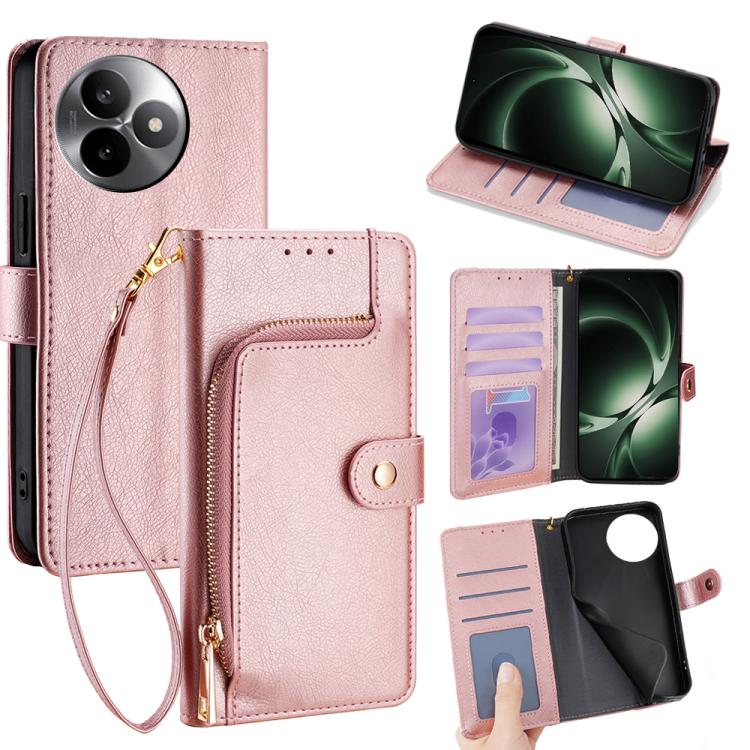 Zipper Bag Leather Phone Case, For Redmi A7 Pro 171mm / Poco C85x 5G, For Redmi Turbo 5 Max 5G / Poco X8 Pro Max 5G, For Redmi Turbo 5 5G / Poco X8 Pro 5G, For Redmi K90 Pro Max 5G / Poco F8 Ultra, For Redmi Note 15 Pro 4G Global 163.2mm               ...
