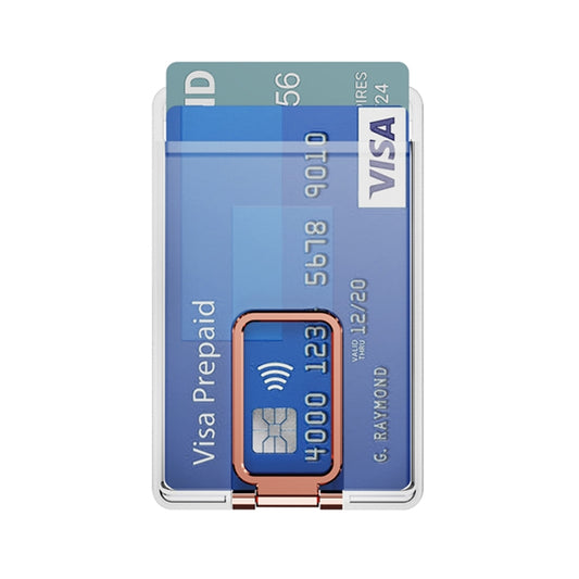 Skin Feel PC Magnetic Card Bag with Holder
