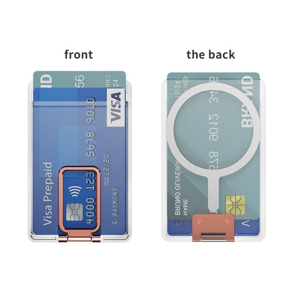 Skin Feel PC Magnetic Card Bag with Holder