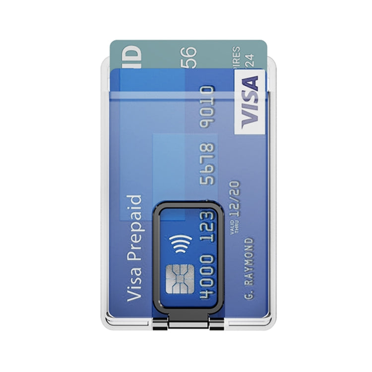 Skin Feel PC Magnetic Card Bag with Holder
