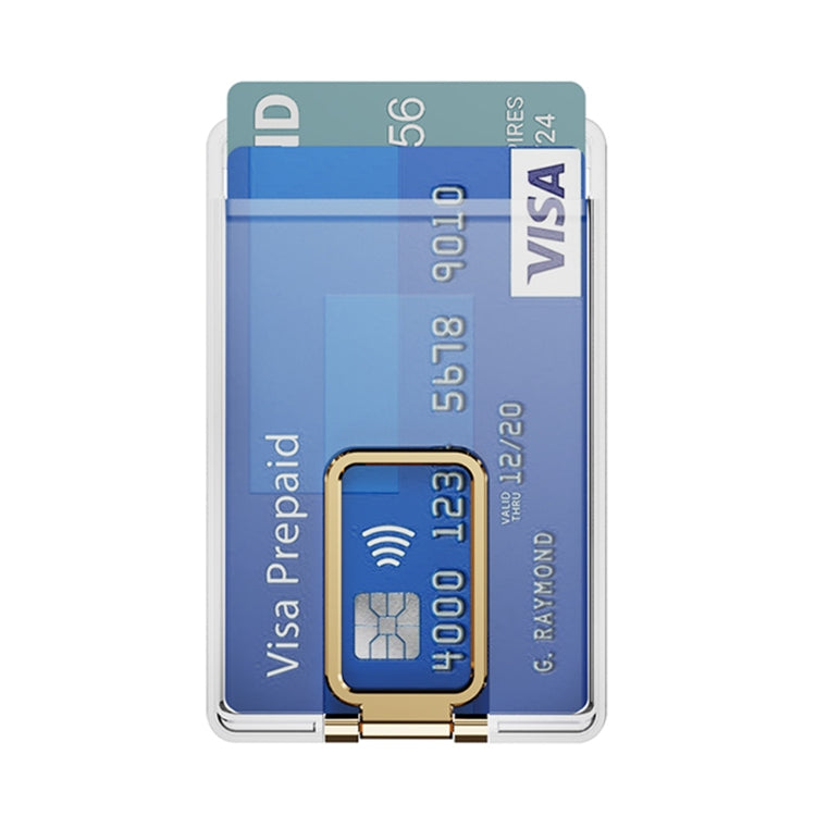 Skin Feel PC Magnetic Card Bag with Holder
