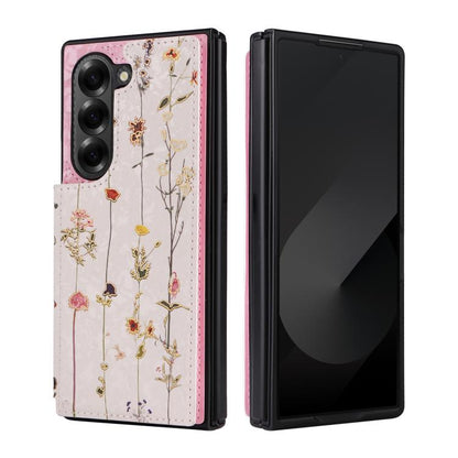 Printed Double Buckle RFID Anti-theft Phone Case, For Galaxy Z Fold8 Ultra 5G, For Galaxy Z Flip8 5G, For Galaxy Z Flip6 / Flip7 FE, For Galaxy Z Fold7 5G, For Galaxy Z Flip7 5G, For Galaxy Z Fold6, For Galaxy Z Fold5, For Galaxy Z Flip5