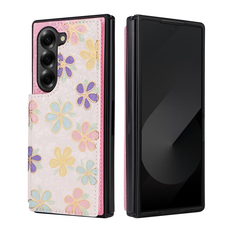 Printed Double Buckle RFID Anti-theft Phone Case, For Galaxy Z Fold8 Ultra 5G, For Galaxy Z Flip8 5G, For Galaxy Z Flip6 / Flip7 FE, For Galaxy Z Fold7 5G, For Galaxy Z Flip7 5G, For Galaxy Z Fold6, For Galaxy Z Fold5, For Galaxy Z Flip5