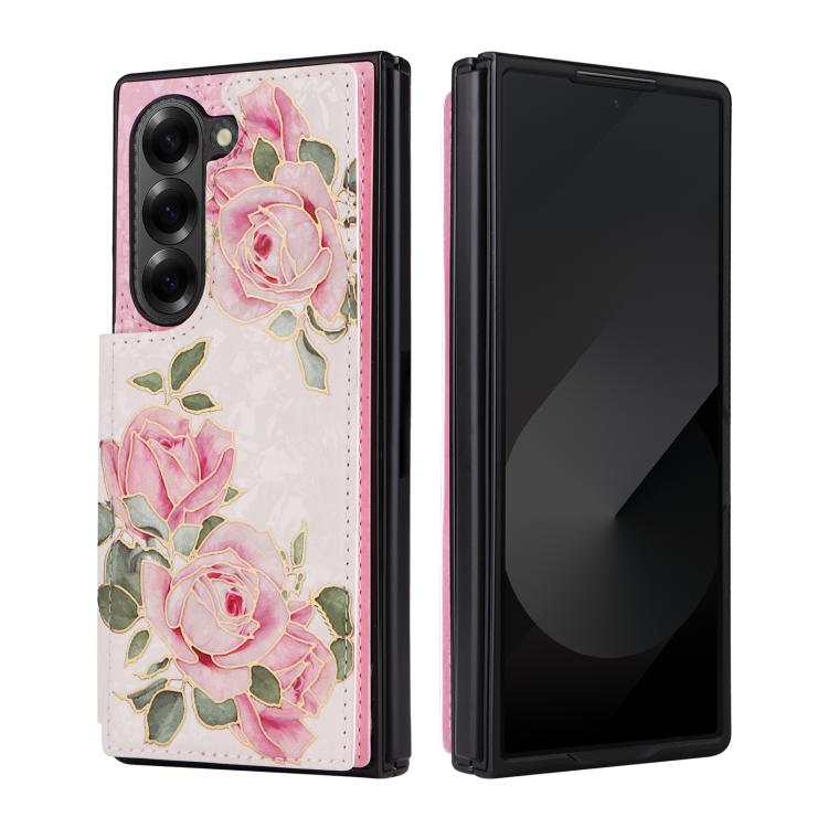 Printed Double Buckle RFID Anti-theft Phone Case, For Galaxy Z Fold8 Ultra 5G, For Galaxy Z Flip8 5G, For Galaxy Z Flip6 / Flip7 FE, For Galaxy Z Fold7 5G, For Galaxy Z Flip7 5G, For Galaxy Z Fold6, For Galaxy Z Fold5, For Galaxy Z Flip5
