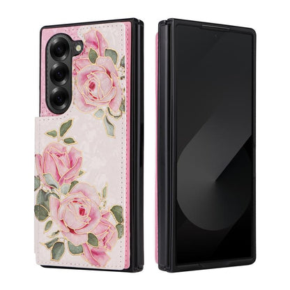 Printed Double Buckle RFID Anti-theft Phone Case, For Galaxy Z Fold8 Ultra 5G, For Galaxy Z Flip8 5G, For Galaxy Z Flip6 / Flip7 FE, For Galaxy Z Fold7 5G, For Galaxy Z Flip7 5G, For Galaxy Z Fold6, For Galaxy Z Fold5, For Galaxy Z Flip5