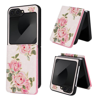 Printed Double Buckle RFID Anti-theft Phone Case, For Galaxy Z Fold8 Ultra 5G, For Galaxy Z Flip8 5G, For Galaxy Z Flip6 / Flip7 FE, For Galaxy Z Fold7 5G, For Galaxy Z Flip7 5G, For Galaxy Z Fold6, For Galaxy Z Fold5, For Galaxy Z Flip5