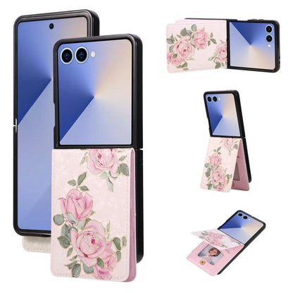 Printed Double Buckle RFID Anti-theft Phone Case, For Galaxy Z Fold8 Ultra 5G, For Galaxy Z Flip8 5G, For Galaxy Z Flip6 / Flip7 FE, For Galaxy Z Fold7 5G, For Galaxy Z Flip7 5G, For Galaxy Z Fold6, For Galaxy Z Fold5, For Galaxy Z Flip5