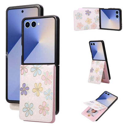Printed Double Buckle RFID Anti-theft Phone Case, For Galaxy Z Fold8 Ultra 5G, For Galaxy Z Flip8 5G, For Galaxy Z Flip6 / Flip7 FE, For Galaxy Z Fold7 5G, For Galaxy Z Flip7 5G, For Galaxy Z Fold6, For Galaxy Z Fold5, For Galaxy Z Flip5