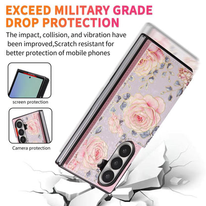 Printed Double Buckle RFID Anti-theft Phone Case, For Galaxy Z Fold8 Ultra 5G, For Galaxy Z Flip8 5G, For Galaxy Z Flip6 / Flip7 FE, For Galaxy Z Fold7 5G, For Galaxy Z Flip7 5G, For Galaxy Z Fold6, For Galaxy Z Fold5, For Galaxy Z Flip5