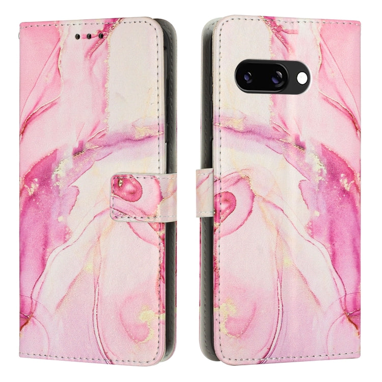Painted Marble Pattern Leather Phone Case, For Google Pixel 11 Pro XL, For Google Pixel 11 / 11 Pro, For Google Pixel 10a, For Google Pixel 9A, For Google Pixel 9 Pro XL, For Google Pixel 9, For Google Pixel 8A