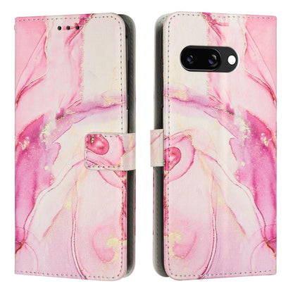 Painted Marble Pattern Leather Phone Case, For Google Pixel 11 Pro XL, For Google Pixel 11 / 11 Pro, For Google Pixel 10a, For Google Pixel 9A, For Google Pixel 9 Pro XL, For Google Pixel 9, For Google Pixel 8A