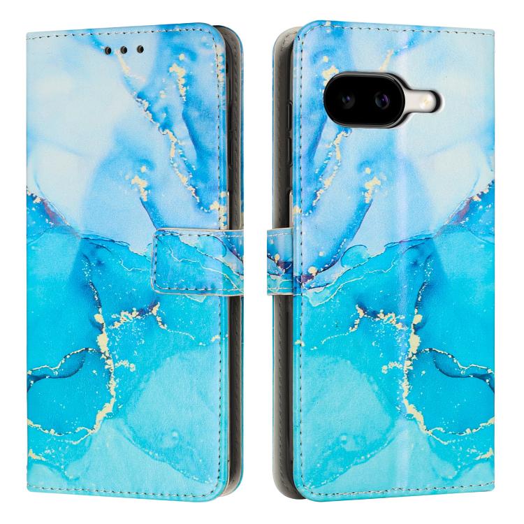 Painted Marble Pattern Leather Phone Case, For Google Pixel 11 Pro XL, For Google Pixel 11 / 11 Pro, For Google Pixel 10a, For Google Pixel 9A, For Google Pixel 9 Pro XL, For Google Pixel 9, For Google Pixel 8A