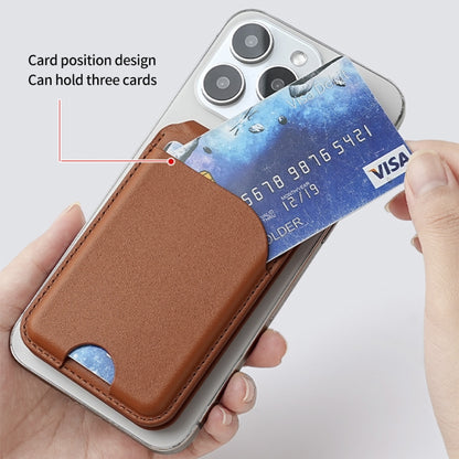 Two-fold Rotating Phone Holder MagSafe Leather Card Bag, Two-fold Rotating