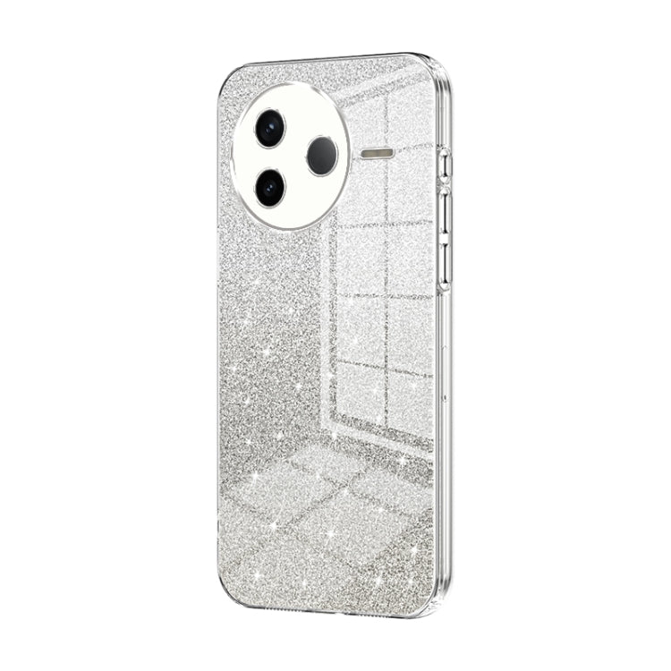 Gradient Glitter Powder Electroplated Phone Case, For Redmi K80, For Redmi Note 14 4G 163.25mm