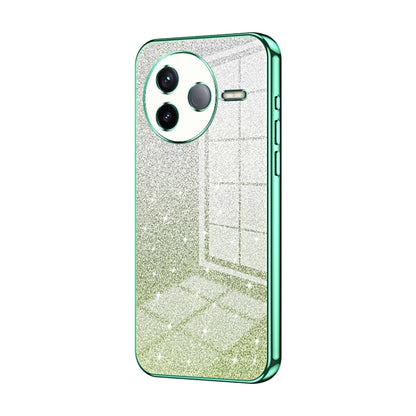 Gradient Glitter Powder Electroplated Phone Case, For Redmi K80, For Redmi Note 14 4G 163.25mm