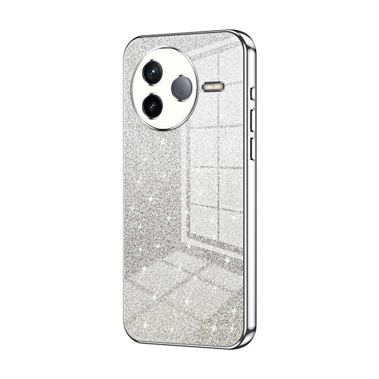 Gradient Glitter Powder Electroplated Phone Case, For Redmi K80, For Redmi Note 14 4G 163.25mm
