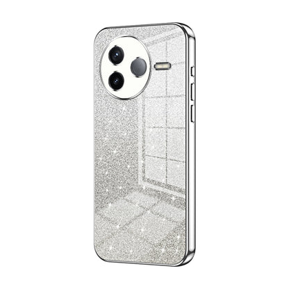 Gradient Glitter Powder Electroplated Phone Case, For Redmi K80, For Redmi Note 14 4G 163.25mm
