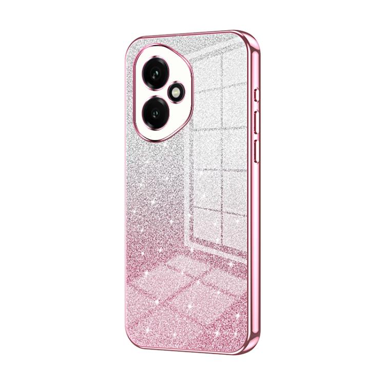 Gradient Glitter Powder Electroplated Phone Case, For Honor 500 / 500 Pro Global, For Honor Magic8 Pro, For Honor Magic8, For Honor X70i, For Honor 400 Pro Global 160.8mm, For Honor 400 Global 156.5mm, For Honor 300 Pro, For Honor 300, For Honor X9b