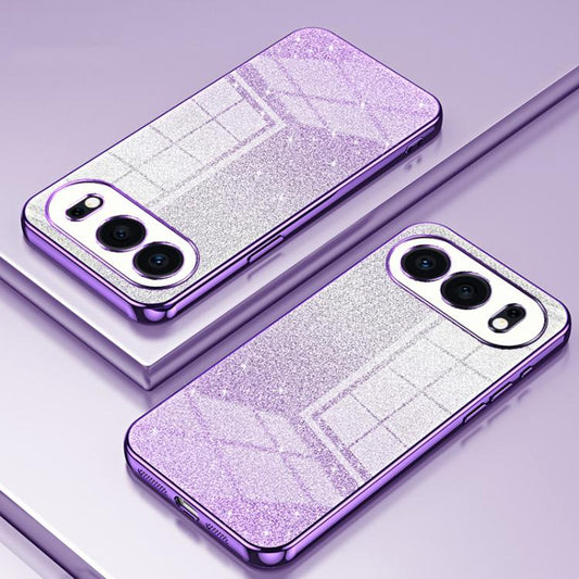Gradient Glitter Powder Electroplated Phone Case, For Honor 500 / 500 Pro Global, For Honor Magic8 Pro, For Honor Magic8, For Honor X70i, For Honor 400 Pro Global 160.8mm, For Honor 400 Global 156.5mm, For Honor 300 Pro, For Honor 300, For Honor X9b