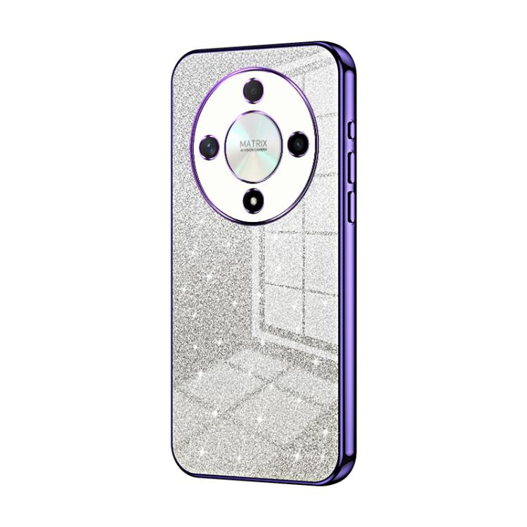Gradient Glitter Powder Electroplated Phone Case, For Honor 500 / 500 Pro Global, For Honor Magic8 Pro, For Honor Magic8, For Honor X70i, For Honor 400 Pro Global 160.8mm, For Honor 400 Global 156.5mm, For Honor 300 Pro, For Honor 300, For Honor X9b