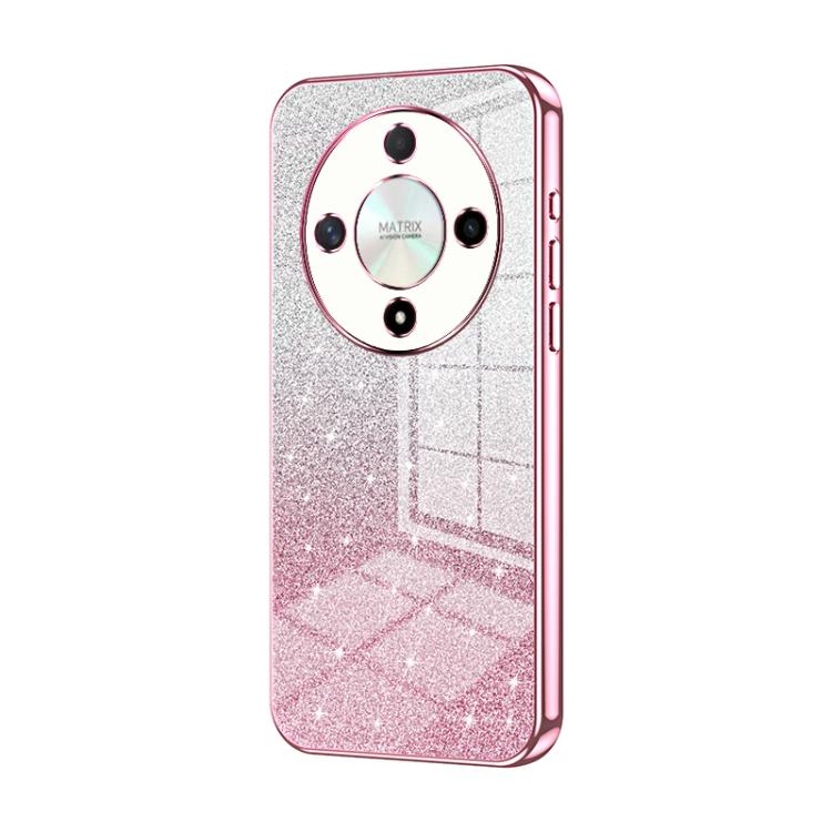 Gradient Glitter Powder Electroplated Phone Case, For Honor 500 / 500 Pro Global, For Honor Magic8 Pro, For Honor Magic8, For Honor X70i, For Honor 400 Pro Global 160.8mm, For Honor 400 Global 156.5mm, For Honor 300 Pro, For Honor 300, For Honor X9b