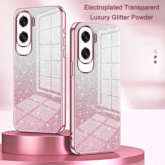 Gradient Glitter Powder Electroplated Phone Case