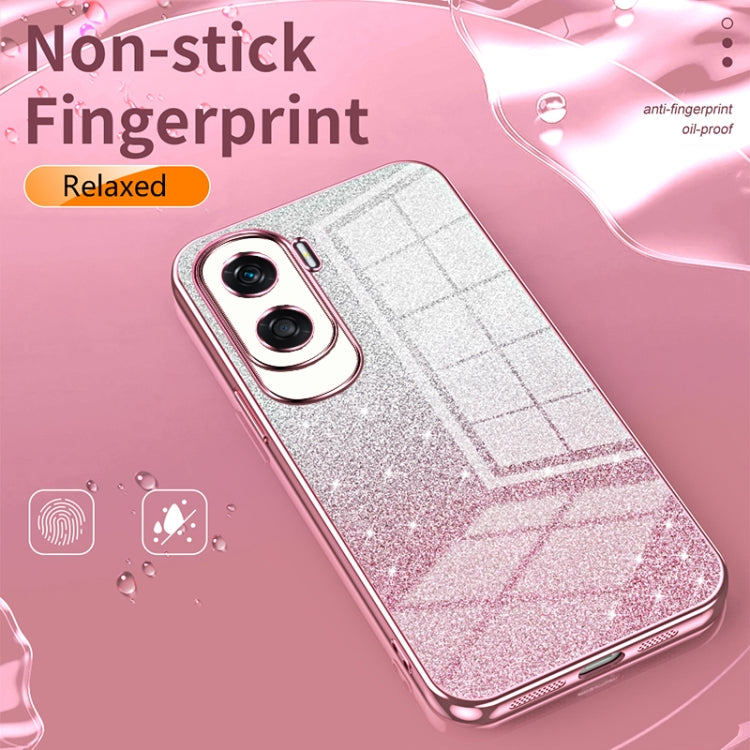 Gradient Glitter Powder Electroplated Phone Case
