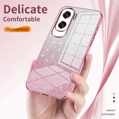 Gradient Glitter Powder Electroplated Phone Case