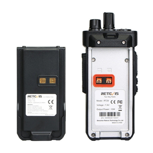 RETEVIS RT29 10W VHF136-174 MHz 16CHS Two Way Radio Handheld Walkie Talkie, EU Plug, RT29
