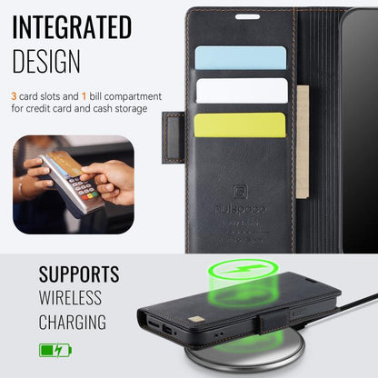 AutSpace A11 Side Buckle MagSafe Magnetic RFID Phone Leather Case, For Google Pixel 10 Pro XL, For Google Pixel 10 / 10 Pro, For Google Pixel 9a, For Google Pixel 9 Pro XL, For Google Pixel 9 / 9 Pro, For Google Pixel 8a, For Google Pixel 8 Pro        ...