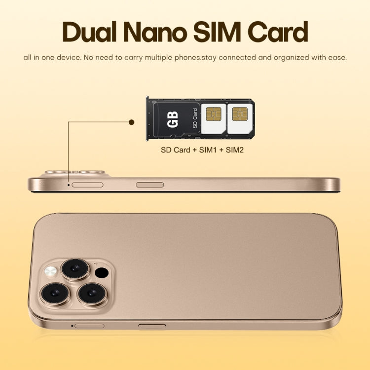 U218 / i16 Pro Max, 1GB+16GB, 6.6 inch Android 8.1 MTK6580A Quad Core, OTG, Network: 3G, Dual SIM, EU Plug, US Plug, UK Plug, AU Plug