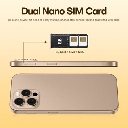 U218 / i16 Pro Max, 1GB+16GB, 6.6 inch Android 8.1 MTK6580A Quad Core, OTG, Network: 3G, Dual SIM, EU Plug, US Plug, UK Plug, AU Plug