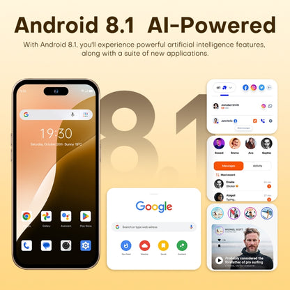 U218 / i16 Pro Max, 1GB+16GB, 6.6 inch Android 8.1 MTK6580A Quad Core, OTG, Network: 3G, Dual SIM, EU Plug, US Plug, UK Plug, AU Plug