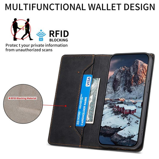 Business Solid Color Magnetic RFID Leather Phone Case, For Google Pixel 11 Pro XL, For Google Pixel 11 / Pixel 11 Pro, For Google Pixel 10a, For Google Pixel 9a