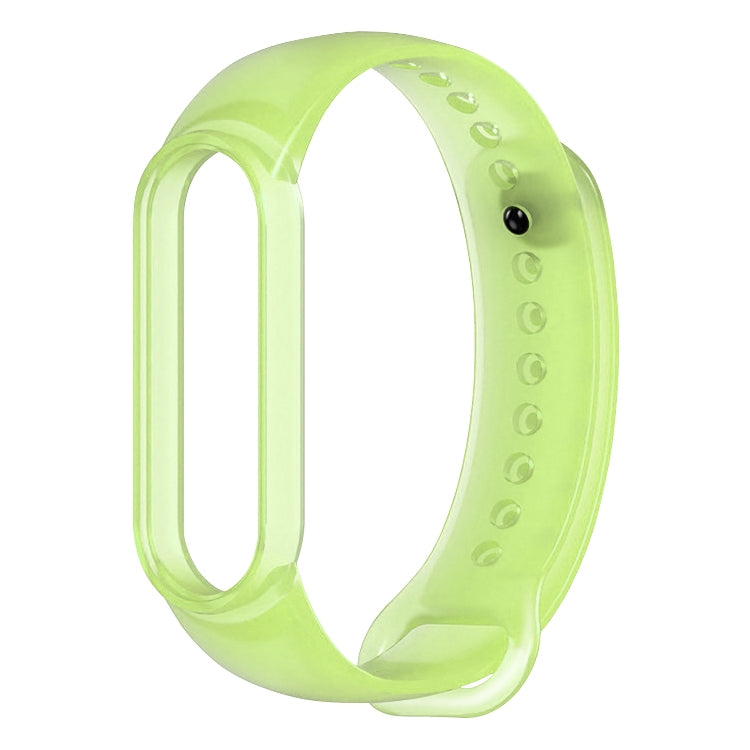 TPU Translucent Silicone Strap, For Xiaomi Mi Band 5