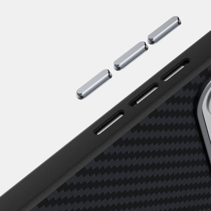 ABEEL C Carbon Fiber Series 6D Micro Relief MagSafe Phone Case