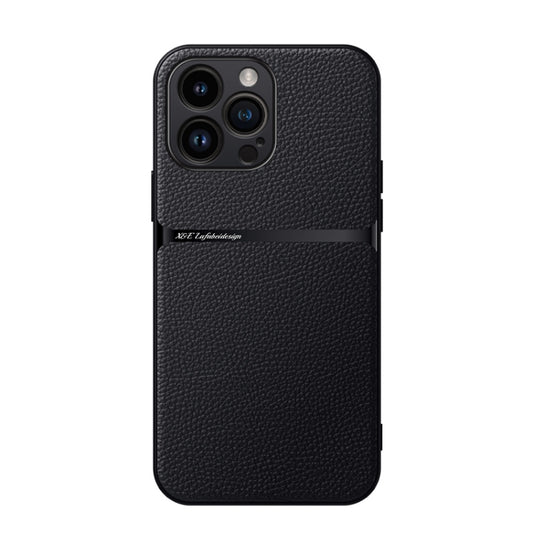 Litchi Leather Magnetic Full Coverage Shockproof Phone Case, For iPhone 14 Pro Max, For iPhone 13 Pro Max, For iPhone 13 Pro, For iPhone 13, For iPhone 12, For iPhone 12 Pro Max, For iPhone 12 Pro, For iPhone 11 Pro Max, For iPhone 11, For iPhone 11 Pr...