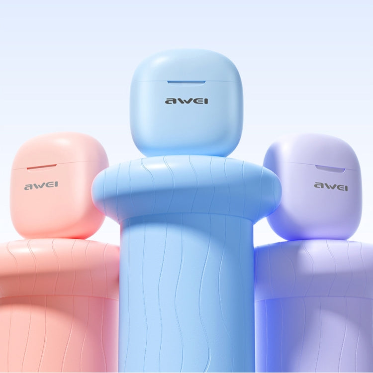 awei T68 ENC Noise Reduction Wireless Bluetooth Gaming Earphone