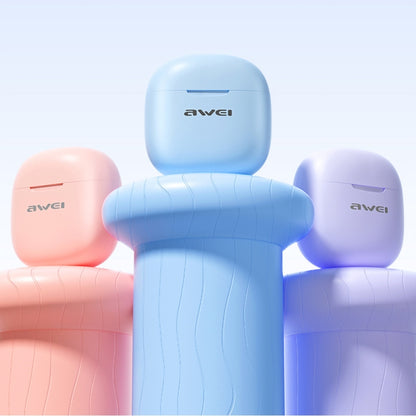 awei T68 ENC Noise Reduction Wireless Bluetooth Gaming Earphone