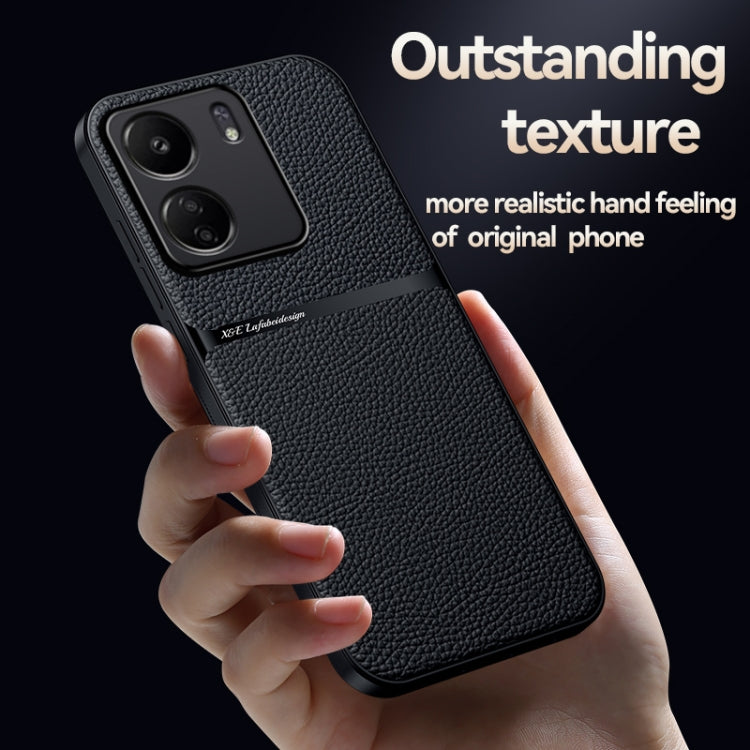 Litchi Leather Magnetic Full Coverage Shockproof Phone Case, For Redmi 13C, For Redmi Note 13 Pro+ 5G Global, For Redmi Note 13 Pro 5G Global, For Redmi K60 Ultra, For Redmi 12 4G, For Redmi Note 12 4G Global, For Redmi Note 12 Pro 5G Global�����������...