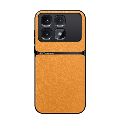 Litchi Leather Magnetic Full Coverage Shockproof Phone Case, For Redmi Turbo 4 Pro, For Redmi Turbo 4 / Xiaomi Poco X7 Pro, For Redmi K80 Pro, For Redmi K80, For Redmi Note 14 5G Global, For Redmi Note 14 Pro+ 5G, For Redmi Note 14 Pro 5G��������������...