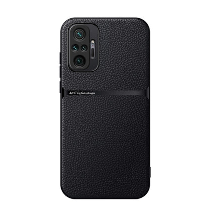 Litchi Leather Magnetic Full Coverage Shockproof Phone Case, For Redmi Note 10 Pro 5G, For Redmi Note 10 5G, For Redmi Note 10 4G / Note 10S, For Redmi Note 10 Pro / Note 10 Pro Max, For Redmi K40 / K40 Pro