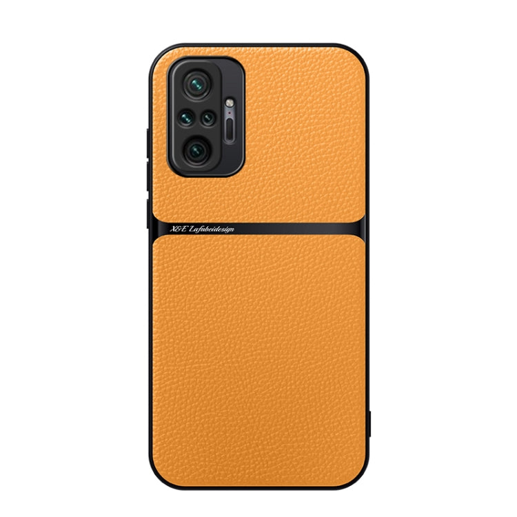 Litchi Leather Magnetic Full Coverage Shockproof Phone Case, For Redmi Note 10 Pro 5G, For Redmi Note 10 5G, For Redmi Note 10 4G / Note 10S, For Redmi Note 10 Pro / Note 10 Pro Max, For Redmi K40 / K40 Pro