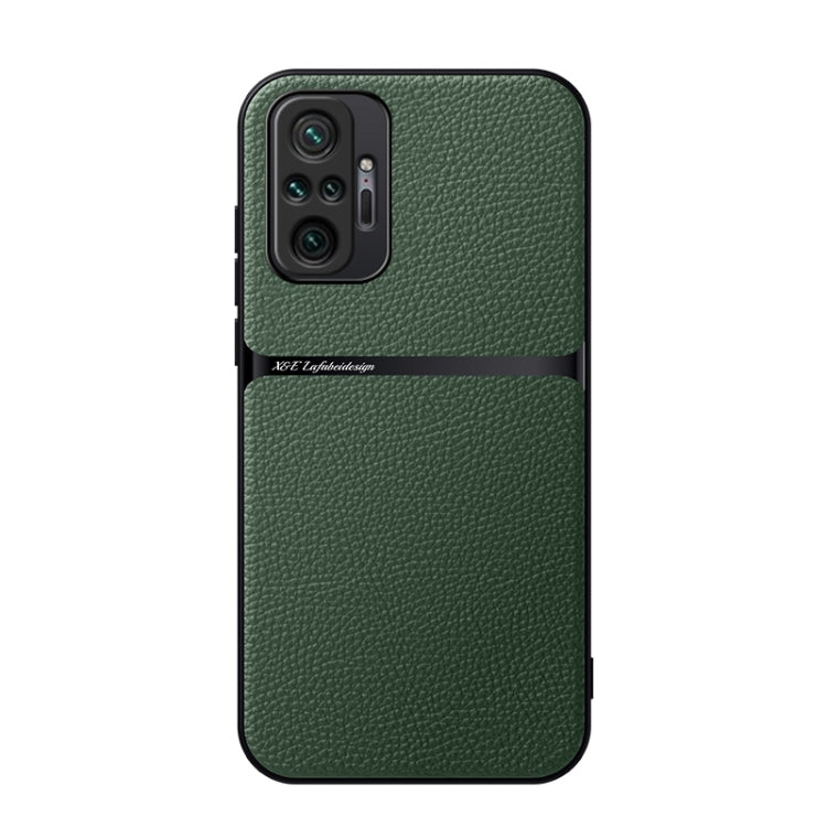 Litchi Leather Magnetic Full Coverage Shockproof Phone Case, For Redmi Note 10 Pro 5G, For Redmi Note 10 5G, For Redmi Note 10 4G / Note 10S, For Redmi Note 10 Pro / Note 10 Pro Max, For Redmi K40 / K40 Pro